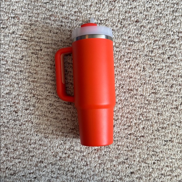 Stanley Vibrant Orange Travel Tumbler - Picture 2 of 5